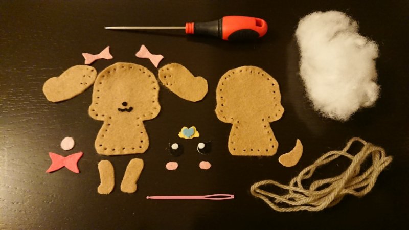 自作 こども用裁縫キット おかあさん つくって