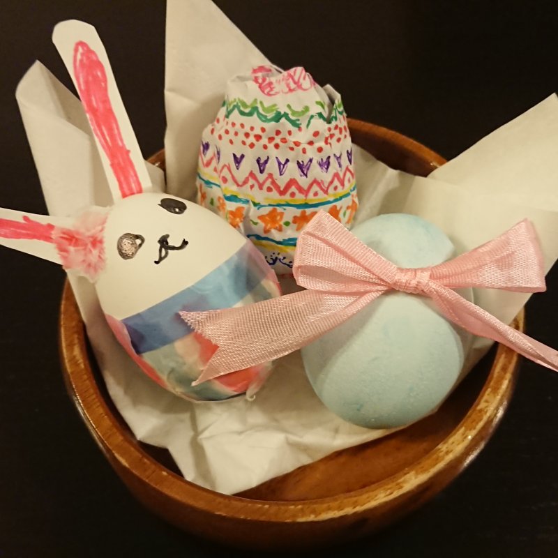 イースターエッグを作ろう おかあさん つくって