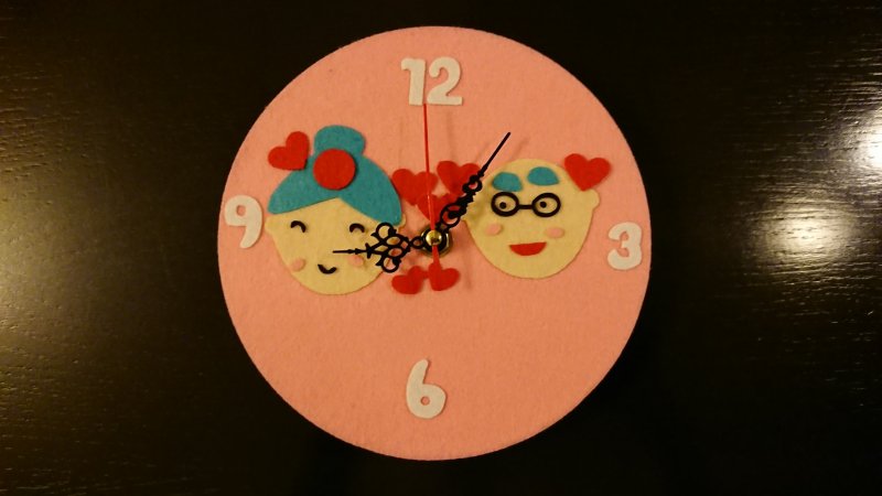プリキュア時計 おかあさん つくって