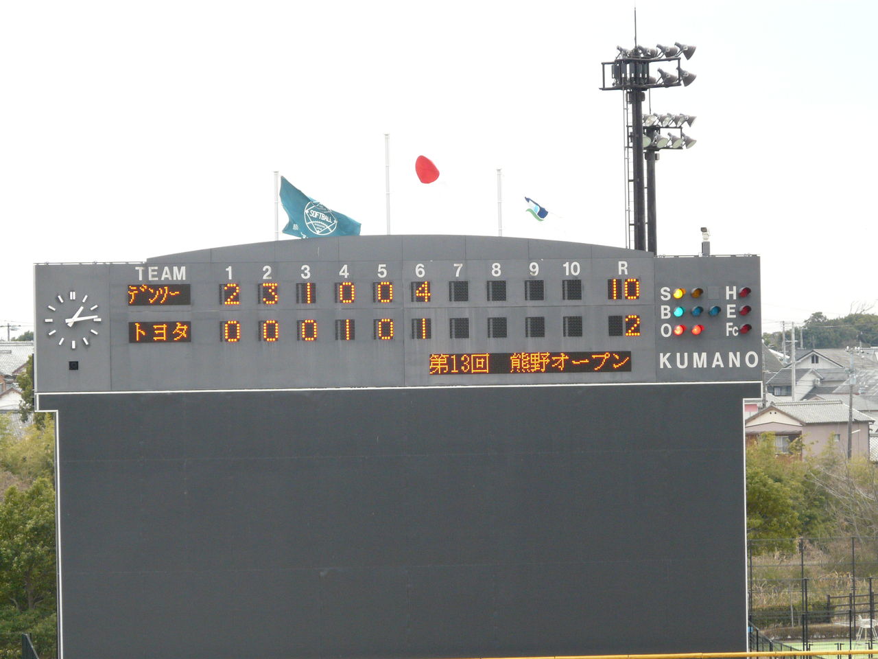 ２０１１年熊野オープン 雑感 Softball Info ソフトボールインフォ