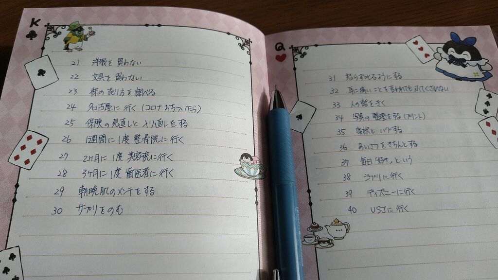 06やりたいことリスト100を公開します 21年 整理収納アドバイザー アラフィフみーさんが行く