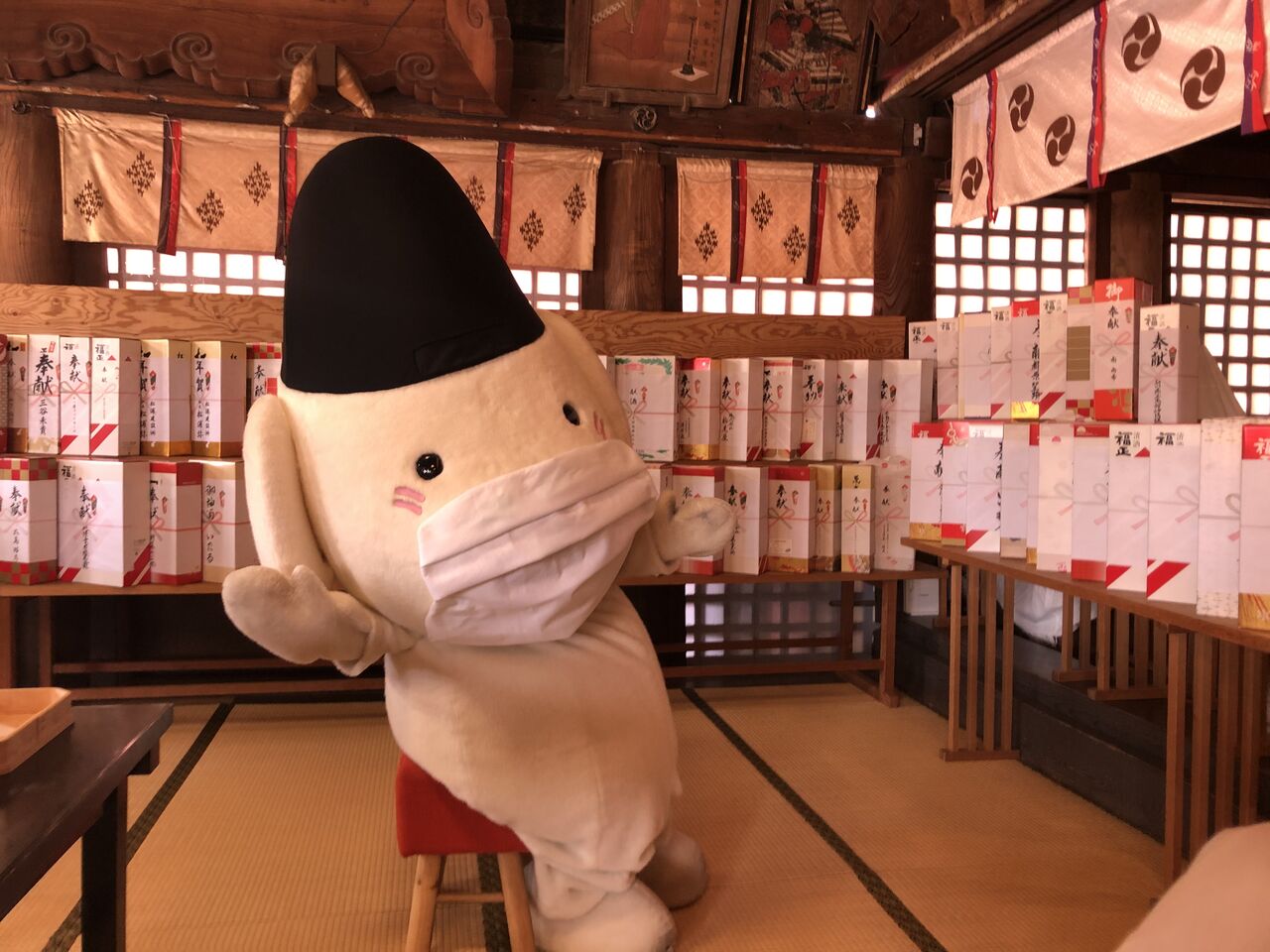 ゆるキャラ参列の娘の結婚式と桜満開花嫁道中 富山のミカエル日記