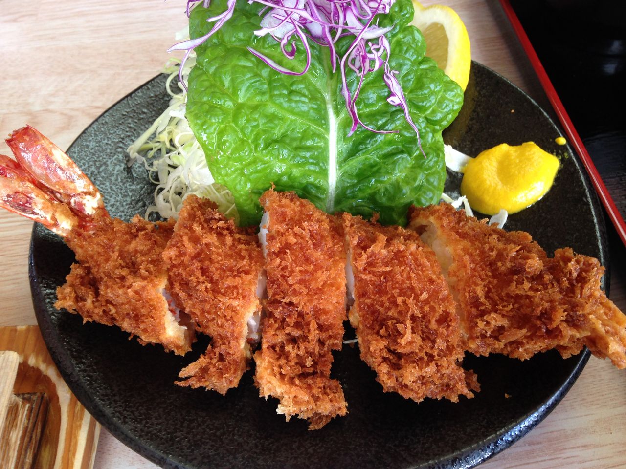 銭形のトンカツ定食と大エビフライ 富山のミカエル日記 銭形のトンカツ定食と大エビフライ 富山のミカエル日記