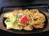 上月PAのホルモン焼うどん
