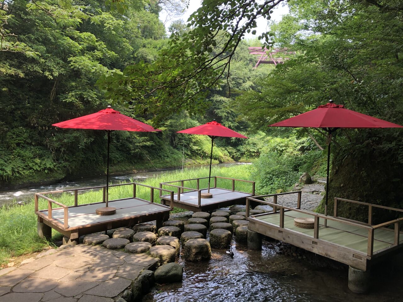 川床って涼しい 山中温泉の旅 富山のミカエル日記