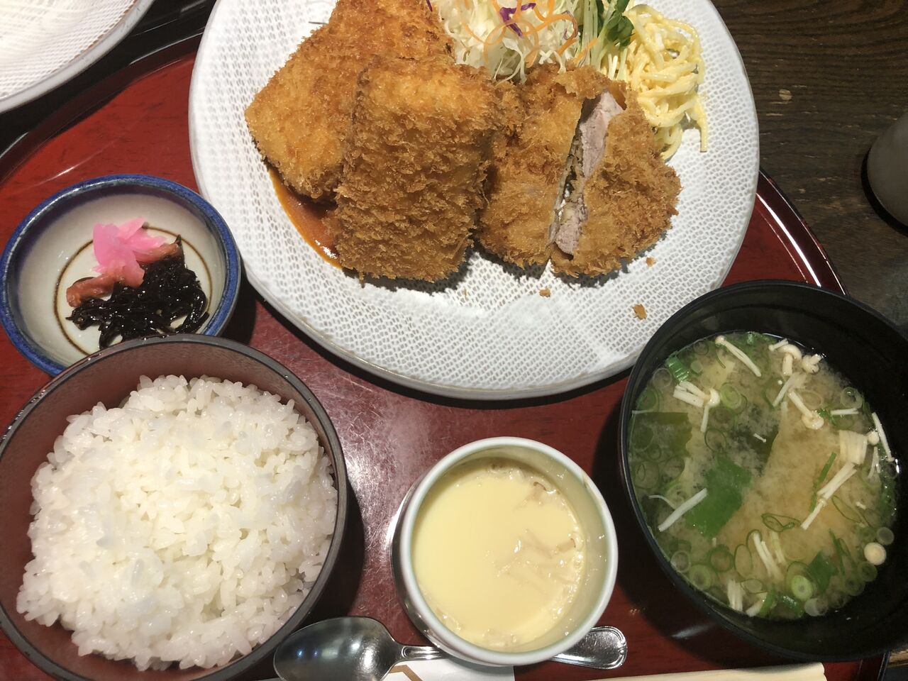 とん亭のとんかつ定食とmix定食 富山のミカエル日記