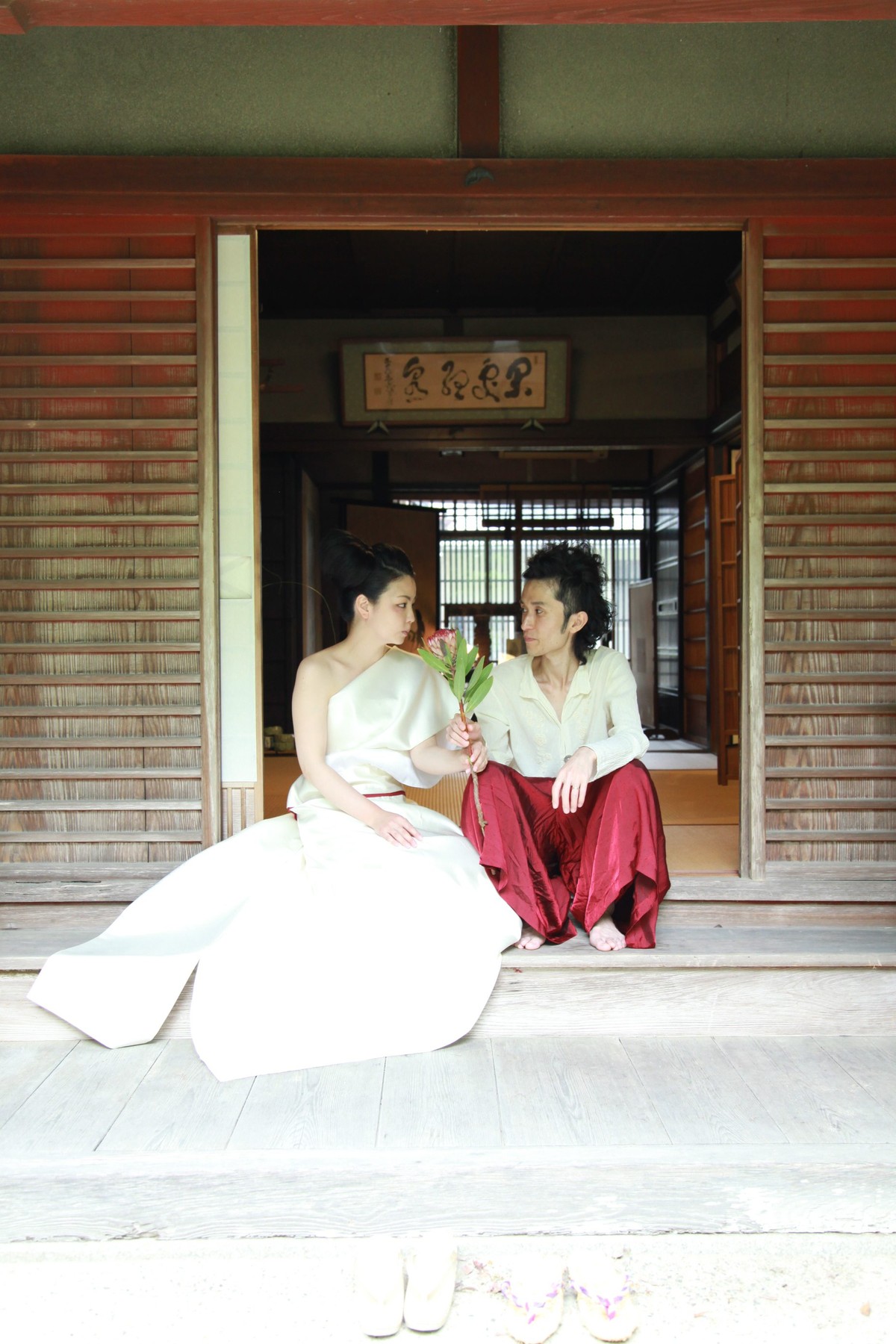 鳥まんじゅうサック 結婚写真