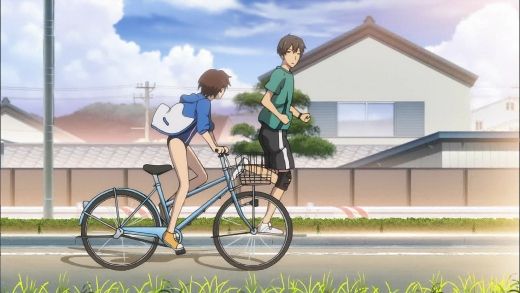 水着で自転車に乗ってみた