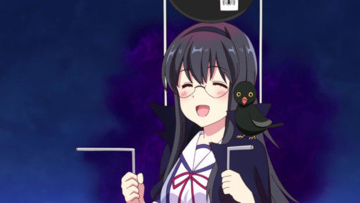 まちカドまぞく 第10話 ご先祖は進化する メガネが映す暗黒部屋 月鏡楼 アニメブログ別館