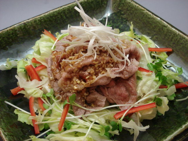 牛肉の冷しゃぶ Mikageマダムの夕食レシピ