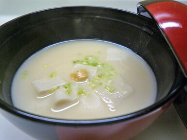 粟麩の白味噌仕立て Mikageマダムの夕食レシピ