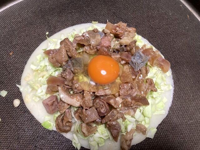 すじこんのお好み焼き Mikageマダムの夕食レシピ