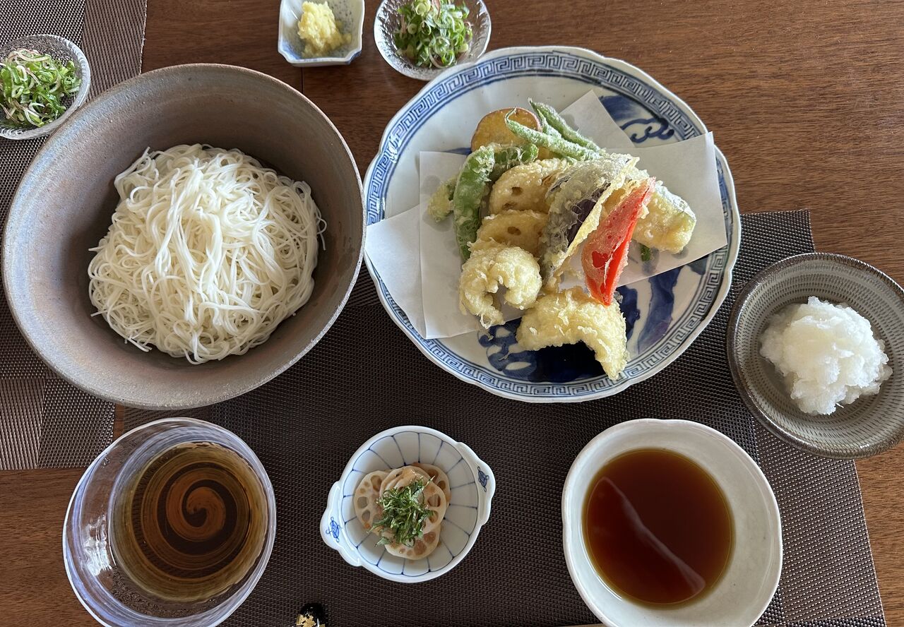 天ぷらとお素麺 : Mikageマダムの夕食レシピ