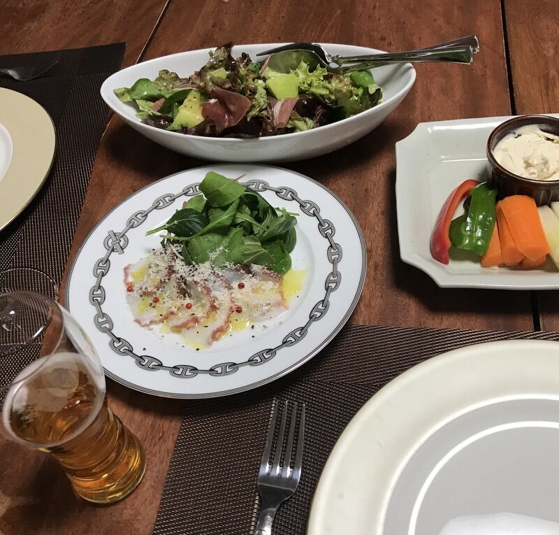 ピザに赤ワイン Mikageマダムの夕食レシピ