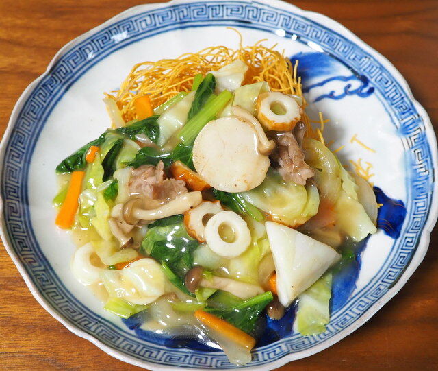 Saraudon 皿うどん Mikageマダムの夕食レシピ Saraudon 皿うどん Mikageマダムの夕食レシピ
