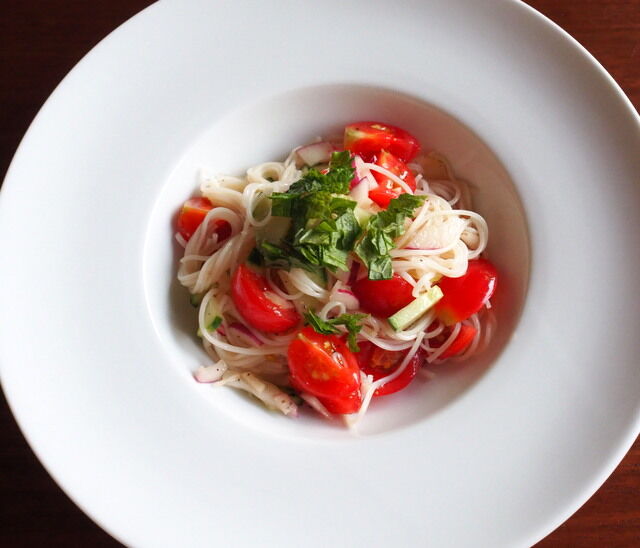 冷製パスタとステーキ Mikageマダムの夕食レシピ 冷製パスタとステーキ Mikageマダムの夕食レシピ