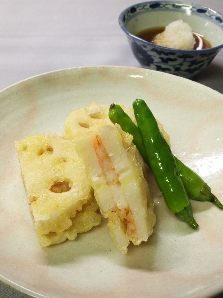 蓮根はさみ揚げ Mikageマダムの夕食レシピ 蓮根はさみ揚げ Mikageマダムの夕食レシピ