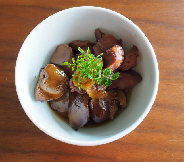 鶏肝の旨煮 Mikageマダムの夕食レシピ 鶏肝の旨煮 Mikageマダムの夕食レシピ