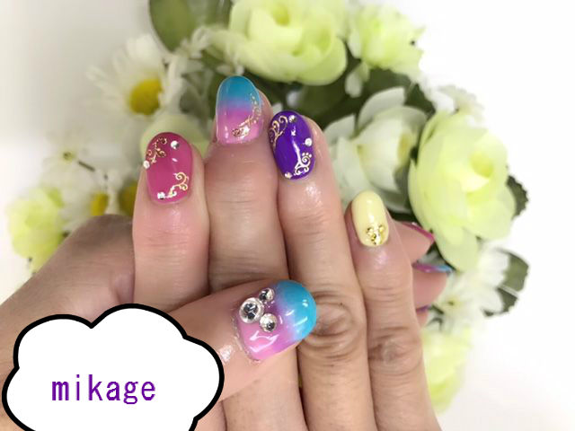 ファッショナブル イースターミキミニネイルだよ ダッフィー大好き 美影のひとりごと