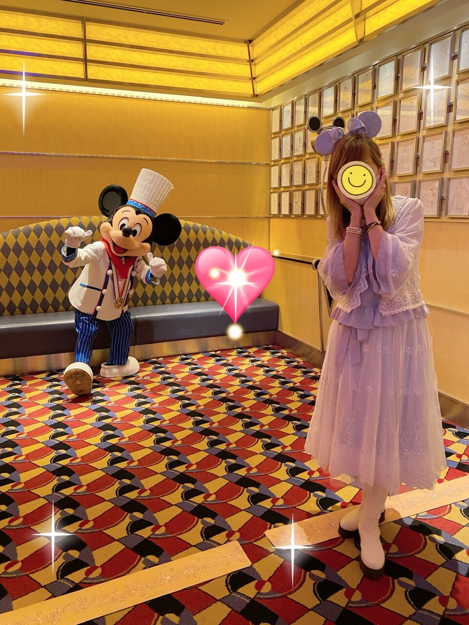 可愛いポーズのシェフミッキー ダッフィー大好き 美影のひとりごと