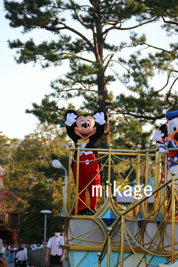 ミッキーは私に投げチューしたよね 笑 ダッフィー大好き 美影のひとりごと