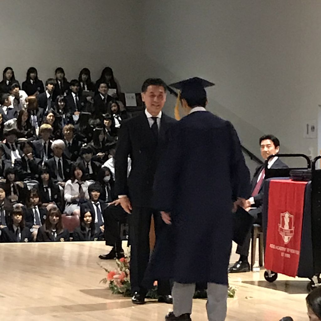 慶應義塾ニューヨーク学院 卒業式 N Y コーディネーター 倉本美香