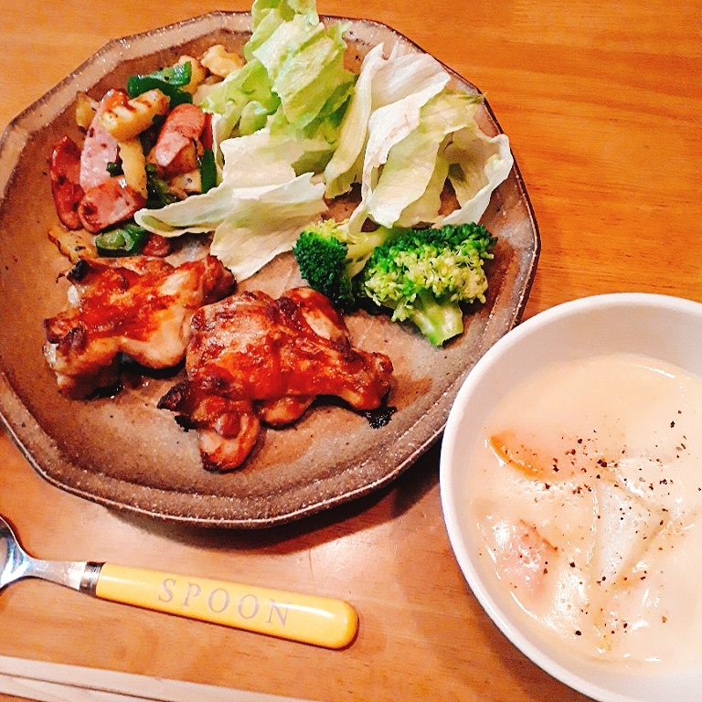 12月24日の晩ごはん しょぼいクリスマス コハコの二人暮らし日記 美味しく 丁寧に シンプルに