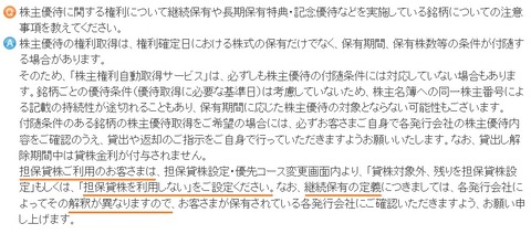 担保貸し株のリスク