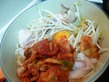 豚肉ともやしのピリ辛煮