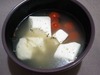 プチトマトと豆腐の中華スープ