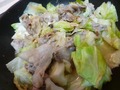 豚とキャベツの味噌バター炒め