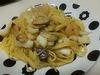 シーフードバター醤油パスタ