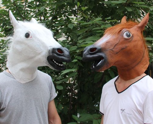用途は多数な馬の被り物 馬ヅラ アニマルマスク Amazonで見つけたおもしろ 話題グッズおすすめ