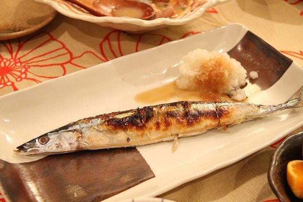 脳に働きかける サンマと大根おろし 三毛猫 Blog