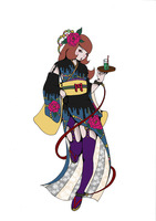 着物イラストA小さめ