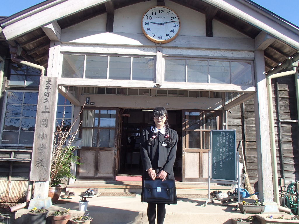 ローカル線 廃校巡り 旧上岡小学校編 みき制服大好き