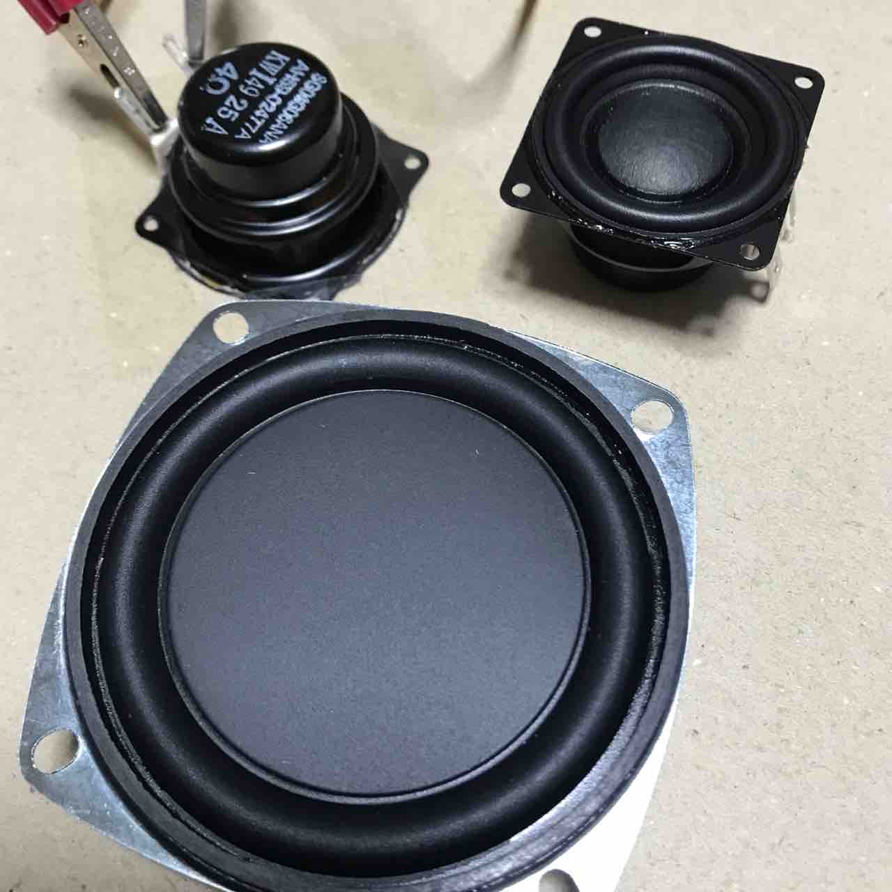 ミニスピーカー 自作 音好きオヤジの引越し日記