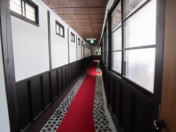 小野川温泉(山形県米沢市)『亀屋万年閣』さんの長い廊下