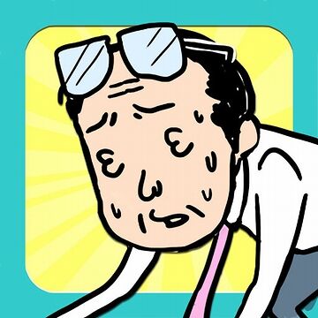 メガネを探すおじさん