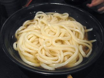 素うどん。美味しそうです。
