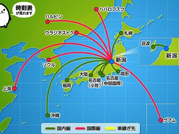 もちろん、航空路もない