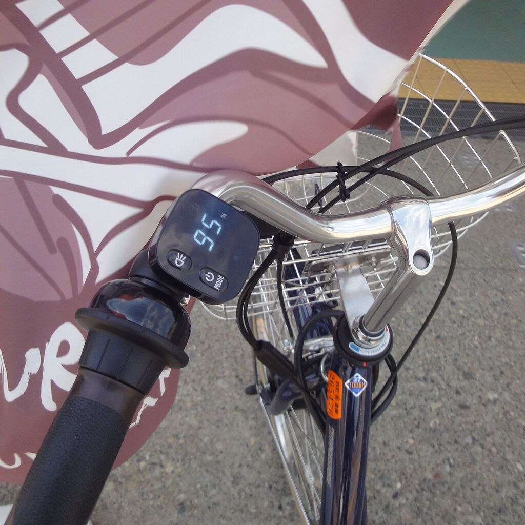 電動自転車の返却のお時間だ