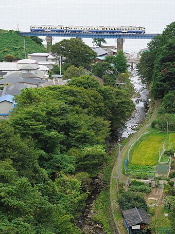 川筋ですから、途中に障害物もありません