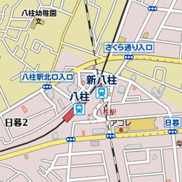 『八柱』の駅前は、なんかものすごくごちゃごちゃしてる