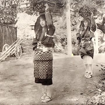 大原女(おおはらめ)の薪売り