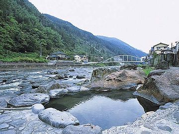 「天ヶ瀬温泉」共同露天風呂