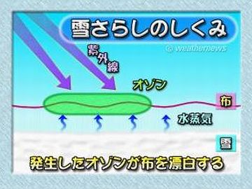 オゾンに、漂白効果がある