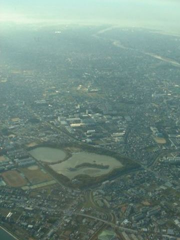 上空から見た昆陽池