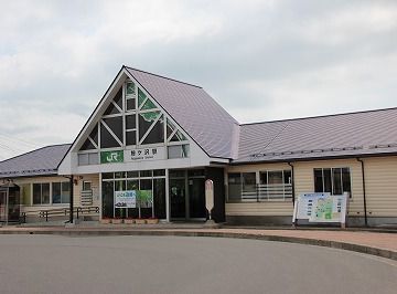 この『鰺ケ沢駅』、今までの駅と雰囲気が違うよね