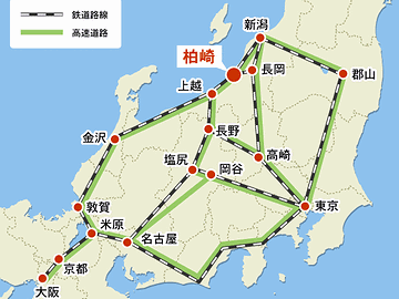 柏崎が強調されてますが、意味はありません